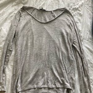 grey oversize sweater